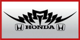 Sticker capota sau luneta - HONDA, 4World