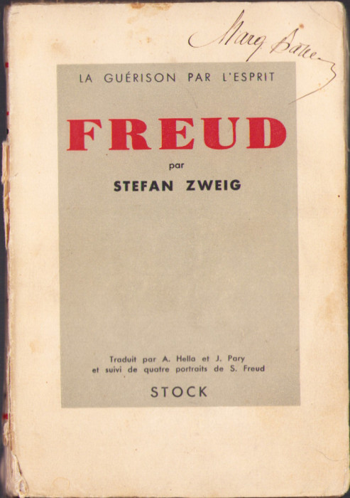 HST C1439 Freud 1932 Stefan Zweig