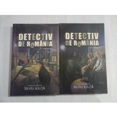 DETECTIV DE ROMANIA - (2 VOL) - SILVIU ILIUTA - (autograf si dedicatie)