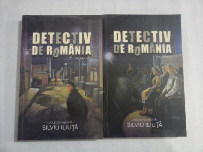 DETECTIV DE ROMANIA - (2 VOL) - SILVIU ILIUTA - (autograf si dedicatie) foto