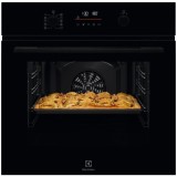 Cuptor incorporabil Electrolux EOFDP46BK, 65 l, Autocuratare pirolitica, Afisaj digital, Control touch, Grill, Clasa A+, Negru