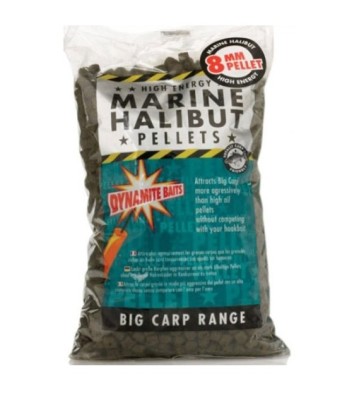 PELETE DYNAMITE BAITS MARINE HALIBUT 14MM foto