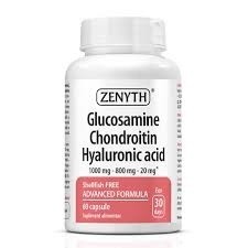 GLUCOSAMINE CHONDROITIN HYALURONIC ACID 60CPS