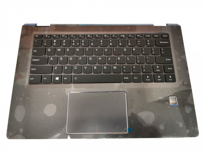 Carcasa superioara cu tastatura palmrest Laptop, Lenovo, Yoga 5CB0L67196, layout UK/US