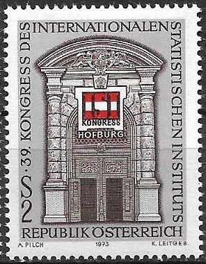 B2139 - Austria 1973 - Statistica neuzat,perfecta stare foto
