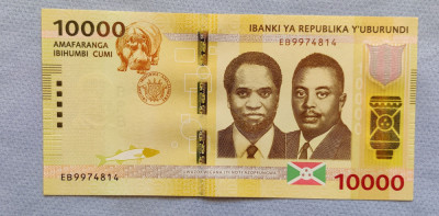 Burundi - 10 000 Francs / franci (2015) foto