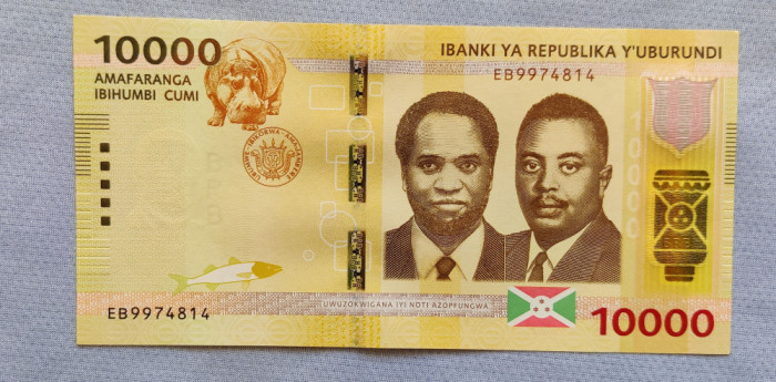 Burundi - 10 000 Francs / franci (2015)