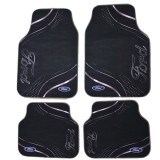 Covorase Auto Universale Ford, Negre cu Logo, 4 Piese - Compatibilitate Garantata, Design Elegant, Material Durabil