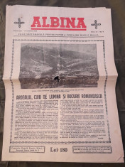 Ziarul Albina 15 ianuarie 1946 regalitate foto