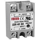 Releu 3-32Vdc 40A 24-380Vac solid state SSR-40 DA