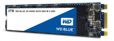 Ssd wd blue 2tb m2 2280 sata3 6 gb/s r/w foto