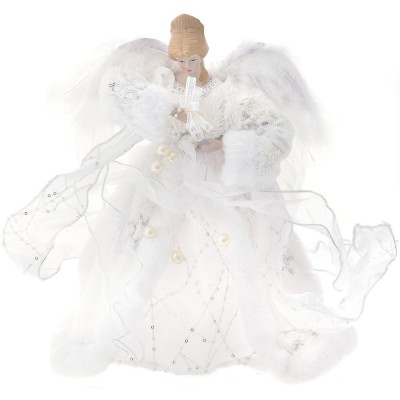 Varf de brad White Angel 30 cm foto