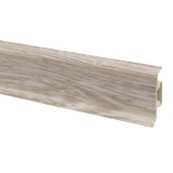 Plinta parchet PVC Set 10456-4305, canal cablu, frasin, 2500 x 52 x 22 mm