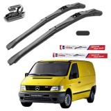 Cumpara ieftin Stergatoare Parbriz Hybrid Mercedes Vito W638 (1996-2003) TeamCar&reg; - Set Fata 22+22