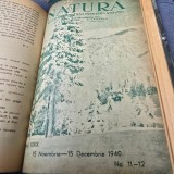 Revista Natura din 1940 (12 numere)