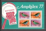 Surinam.1977 Posta aeriana:Pasari-Bl. GZ.135
