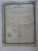 Rar! Certificat de absolvirea gimnaziului C.F.R. de stat din Ocnița-Soroca