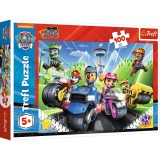 PUZZLE TREFL 100 PIESE PATRULA CATELUSILOR CATELUSII PE MOTOCICLETE SuperHeroes ToysZone