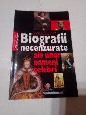 BIOGRAFII NECENZURATE ALE UNOR OAMENI CELEBRI ~ WILL CUPPY