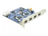 PCI Express cu Dual Channel 2x2 FireWire B, Delock 89208