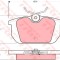 Set placute frana,frana disc ALFA ROMEO 155 (167) (1992 - 1997) TRW GDB466