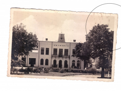 CP Ramnicu Sarat - Primaria, circulata 1948, stare buna, mici pete foto