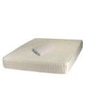 Set Saltea ortopedica, tip relaxa, Dafin Lux Ortopedic, 140x200x21cm, fermitate medie, cu plasa de arcuri tip Bonell, fata vara-iarna, sistem de aeris