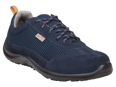 Pantofi bleumarin piele velur S1P SRC foto