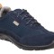 Pantofi bleumarin piele velur S1P SRC