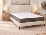 Pat Tossino 160x200 cm Tapitat Catifea Nuanta Ivory Somiera Inclusa