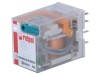 Releu electromagnetic 4PDT 12V 6A