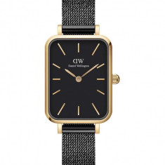 Daniel Wellington ceas Quadro 20X26 Pressed Ashfield femei, culoarea negru