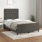 vidaXL Cadru de pat fără saltea Gri &icirc;nchis 120x190 cm catifea 3270597