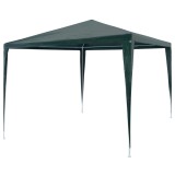 Cort de petrecere, verde, 3 x 3 m, PE GartenMobel Dekor, vidaXL