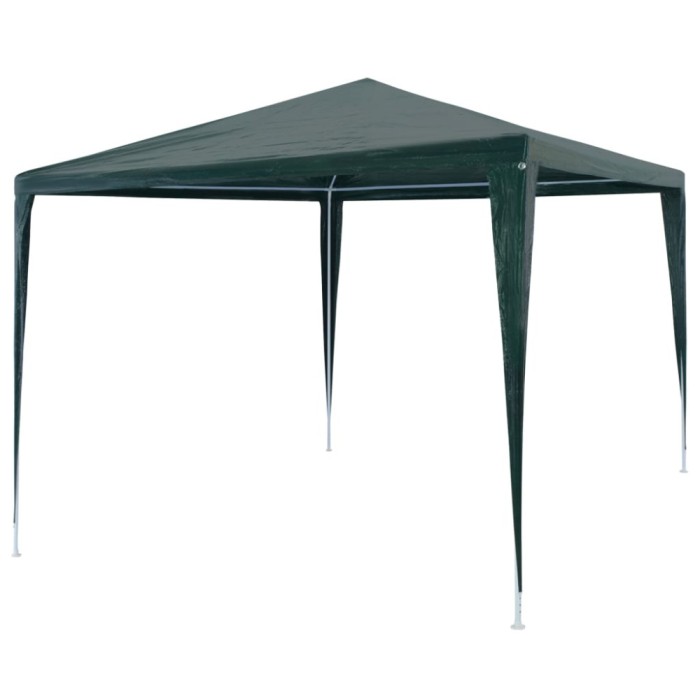 Cort de petrecere, verde, 3 x 3 m, PE
