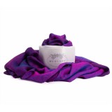 Eșarfă Ravello unisex din mătase naturală, cu dublă față