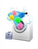 Set 5 bile anti-scamosare si inmuiere a rufelor pentru masina de spalat