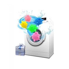 Set 5 bile anti-scamosare si inmuiere a rufelor pentru masina de spalat
