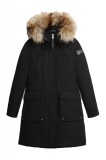 Geaca iarna barbati Woolrich Yetna Raccoon Long Parka CFWWOU0571FRUT1974 neagra