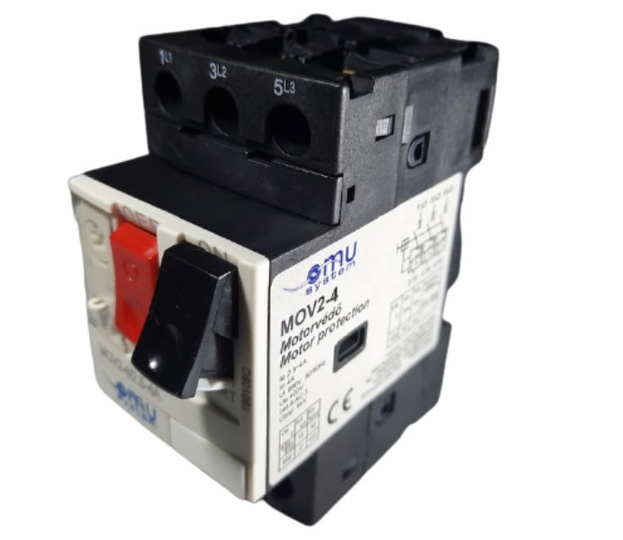 Intrerupator 0.4-0.63A protectie motor magneto-termic montaj pe sina IP20