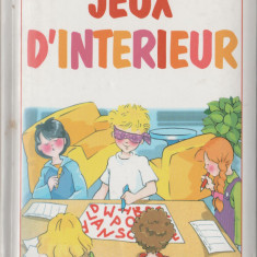 Jeux d'interieur (lb. franceza) - Jocuri de interior - carte pentru copii