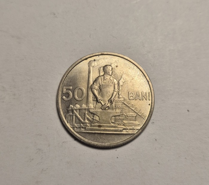 50 bani 1955 UNC