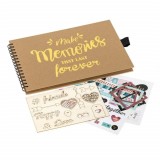 Album foto scrapbook Pufo Make Memories, 60 pagini, 31 x 21 cm- pentru amintiri de neuitat