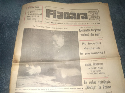 ZIARUL FLACARA NR 38 1990 foto