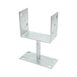 Papuc reazem cu talpa fixa 102x60x101mm, grosime 5mm, otel zincat