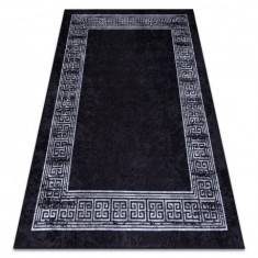 MIRO 51223.807 covor lavabil Marmură, greacă anti-alunecare - negru / alb, 200x290 cm