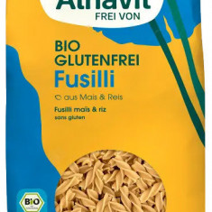 Fusilli din porumb si orez fara gluten, bio, 500g Alnavit