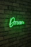 Decoratiune luminoasa LED, Dream, Benzi flexibile de neon, DC 12 V, Verde, Neon Graph