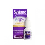 Picaturi Ochi Uscati Alcon Systane Complete, 10ml - Hidratare &amp; Protectie Lacrimala, Efect 8h, Toate Tipuri de Ochi Uscati