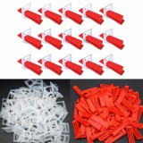 Kit PRO nivelare placi ceramice, 500 cleme 1 mm si 100 pene gresie